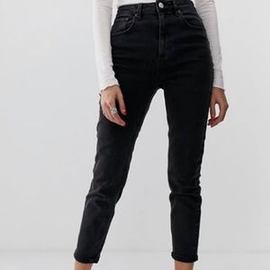 ASOS Black High Waisted Jeans